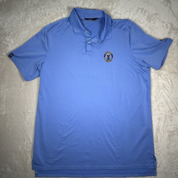 RLX Ralph Lauren US Open Pinehurst Blue Golf Polo Shirt PGA Men’s Size Large - Picture 1 of 8